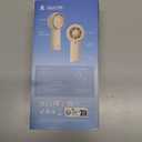 JISULIFE Handheld Portable Turbo Fan [16H Max Cooling Time], 4000mAh USB Rechargeable Personal Battery Operated Mini Small Pocket Fan with 5 Speeds for Travel/Outdoor/Vacation/Concerts - Brown