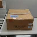 18 Inch Caged Ceiling Fans with Lights, Low Profile Crystal Fandelier Ceiling Fan with Lights and Remote & App Control for Low Ceilings Flush Mount Installation Indoor, Bulb Included Gold