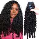 MsSunlight Burmese Curly Bundles Human Hair 22 24 26 Inch 100% Unprocessed Virgin 3C4A Burmese Curly Human Hair Bundles Curly Weave 3 Bundles Human Hair Extensions with Spiral Curls Double Weft