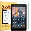 (3 Pack) TiKeDa Screen Protector for Amazon Fire HD 10 2019 Tablet 10.1 inch (9th and 7th Generation, 2019 and 2017 Release) Tempered Glass Screen Protector Not fit Fire HD 10 2021 Version