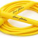 HONOR ATHLETICS Speed Rope, Skipping Rope - Best for Double Under, Boxing, MMA, Cardio Fitness Training Condition - Jump Rope (11 ft rope  (Fits users over 6'3"), Yellow)