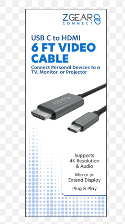 Zgear 6 Ft Video Cable