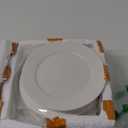 Hushee 12 Pack 7 Inch White Dessert Plates/salad Dishes Set, Melamine Small Dinner Plates Round Serving Dishes for Snacks, Bread, Fruit, Cake and Salad, Home Restaurant Supplies, White 