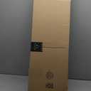 Persilux Zebra Blinds for Windows, Cordless Roller Blinds (34.5" W x 72" H, White) Light Filtering Sheer Window Treatments, Light Control for Day and Night, Room Darkening Roller Shades for Windows