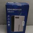 POOYUPPC Dehumidifier for Home, 95 OZ Water Tank, (1000 sq.ft) Dehumidifiers for Bathroom Bedroom Basement RV with Drain Hose, Auto Shut Off White