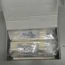 Amerdeco 10 Pack Brushed Brass Cabinet Pulls 3-3/4 Inch(96mm) Hole Center Gold Drawer Pulls Cabinet Hardware Kitchen Cabinet Handles for Bathroom Dresser Pulls ZH00013