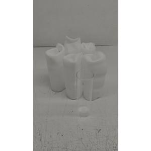 Yaomiao 6 Pcs Glass Hurricane Candle Holder Sleeve Open Ended Glass Bottomless Candle Cylinder Cover Hurricane Clear Chimney Shade Tube Cover for Baby Shower Wedding Party(3 x 10 Inch)