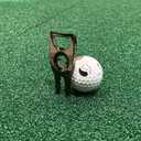 Players Golf Divot Tool - 6 in 1 Multi Purpose Tool - Divot Tool with Ball Marker - Alignment Golf Ball Markers Included - Bottle Opener Pitch Fork Gadget - Permanent Marker Pen