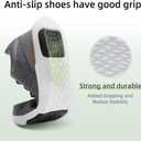 OrthoComfoot Men's Orthopedic Walking Shoes with Arch Support: Comfortable Casual Plantar Fasciitis Shoes for Flat Feet, Adjustable Cushion Orthotic Fashion Sneakers for Foot and Heel Pain (10.5, W2-grey)