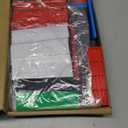Konohan 120 Pcs Plastic Flat Shims Structural Tile Plastic Shims for Leveling, 3/64, 5/64, 1/8, 5/32, 13/64, 15/64, Green, Black, White, Grey, Blue, Red