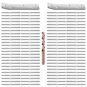 BLIKA 100 Pack 3/16" Swage Lag Screws Left & Right With Upgraded Cable Railing Wrenches, T316 Stainless Steel Deck Cable Railing Hardware, Handed Thread for Wood Posts