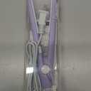 WenTigDY Hair Straightener, 2 in 1 Hair Curler, Mini Hair Straightener, Hairstyling Iron Heating Curler, Tourmaline Ceramic + Plastic, 190C, for Travel, Dormitory or Home (Purple)