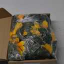 4 Pack Artificial Sunflower Garland Decor with Lights, Sunflower Vines Hanging Flowers Garland with Green Leaves, Fake Yellow Flower Vines Room Wedding Party Decoration(4 Pack)