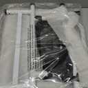 HEPO Bed Rails for Elderly Adults with Adjustable Heights & Extendable Dual Side Handles, Foldable Bed Assist Bar for Fall Prevention, Heavy Duty Bed Rail Fits King, Queen, Full, Twin Bed