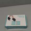 Ankle Heating Pad for Pain Cordless, Ankle Massager with Heat for Circulation and Pain, Ankle Heat Wrap, Heated Ankle Wrap (Black One Size)