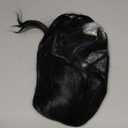 Long Black Curly Wavy Wigs for Women with White Highlight Hair Wig Heat Resistant Synthetic Wig for Halloween Cosplay Use