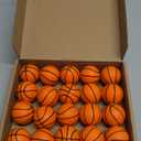 Hxezoc Mini Basketball Stress Balls 20 Packs Basketball Foam Sports Balls Small Squeeze Anxiety Bulk Toy Ball for Kids Basketball Birthday Party, School Carnival Party Supplies