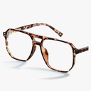 livho Blue Light Blocking Glasses, Fashion Fake Oversized Aviator Vintage Glasses, Retro Pilot Computer Glasses for Women/Men