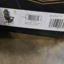 Respawn 110 Pro Ergonomic Gaming Chair with Footrest for Adults - Comfortable Office Gaming Recliner with Lumbar Support and Headrest, Racing Style Video Game Chairs for Computer Gamer - Green