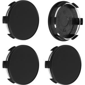 TMS 2.7Inch 68MM Wheel Center Caps for BMW 3 Series 4 Series 5 Series X Serires Z Series Rim Hub Caps 3613 6783 536, Pack of 4 (Matte Black, Outer 69MM, Inner 65MM, Easy DIY Installation)