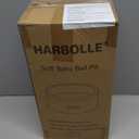 Baby Ball Pit 35.4" Soft Round Memory Foam Ball Pits NOT Included Balls Indoor Outdoor Playpen for Babies Toddlers Kids Great Gift for Girls Boys, White