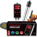 Aquatop Hercules 1,500-Watt Titanium Heater with Single Digital Controller - Up to 500-Gal - Adjustable Temperature - for Fresh & Saltwater Aquariums
