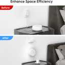 XLTTYWL Deco WiFi 7 Wall Mount Kit, Deco BE23/BE25/BE3600/BE5000 Router Mount Bracket Optimize Space&Cable Management for TP Decos 7 Dual-Band WiFi 7 Mesh Wi-Fi System (White, 3 Pack)