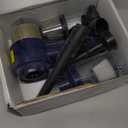 JONYJ Handheld Car Vacuum Cleaner, 16000PA Hand Held Vacuum Portable Cordless, 2 in 1 Air Duster and Vacuum Cleaner with LED Light, Multi-Nozzles, 120W High Power Mini Vacuum for Home, Pet, Office (Blue & Gold)