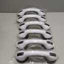 6 Pack 12 Inch Shower Grab Bars for Bathtubs and Showers Suction Cup Shower Handles for Seniors Elderly Handicap Safety Handrails Removable No Drilling Heavy Duty Bathroom Grips(Black)