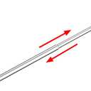 Towel Bar, Adjustable 14.4inch - 25.2inch Towel Rack, Self Adhesive & Wall Mounted for Bathroom Kitchen Hand Towel Holder Cloths Hanger SUS 304 Stainless Steel Organizer Single Bar (1, Chrome)