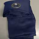 ChrisDowa Grommet Blackout Curtains for Bedroom and Living Room - 2 Panels Set Thermal Insulated Room Darkening Curtains (Navy Blue, 38W x 54L)