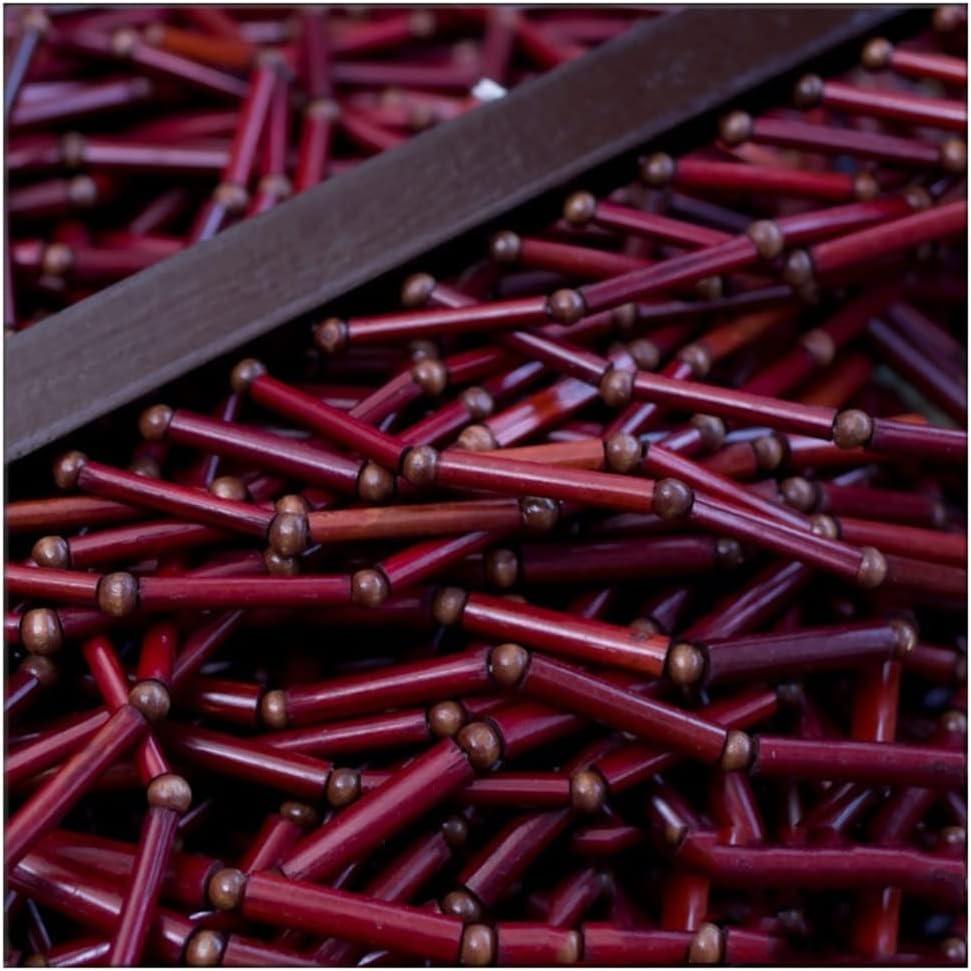 BECHAEO Handmade Bamboo Beaded Curtain for Doorway 65 Strands Door Beads Curtain Hanging Room Divider for Hallway Window Closet Boho Rustic Hippie Home Store Decor, 35.5 x 75 Inches Brown