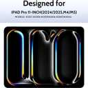 Peslv 2 Pack Magnetic Paperfilm for iPad Pro 11 Inch M4/M5 [2024/2025 5th/6th Gen], Feel Like Writing Drawing On Paper, Matte Removable Anti Glare Fingerprint Screen Protector Blue Light Filter