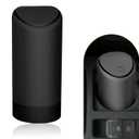 Car Trash Can, Multi-Functional Clutter Storage Canister, Portable Waterproof Organizer with Elastic Press Opening Design, Universal Center Console Insert Trash Bucket for Most Cars (Black)