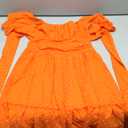 tagunop Women's Summer Casual Dress Smocked Square Neck Mini Dresses Ruffle Short Sleeve Sundress S