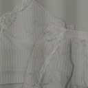 Ekouaer Womens Pajama Sets Soft Lingerie Sleepwear 2 Piece Cami Shorts Set V Neck Pj Lace Nightwear (Large, Grey)