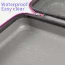 Kids Lunch Box Bag Set: Girls Unicorn Lunch Bags Bento Boxes with 3-Compartment Included Ice Pack Water Bottle Insulated Lunchbag Reusable School Lunchbox Containers Kit for Toddler Daycare Childrens (Pink)