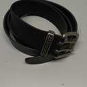 Dickies mens Genuine Leather Belt  Durable Casual Style, Regular & Big and Tall Sizes (38, Black)
