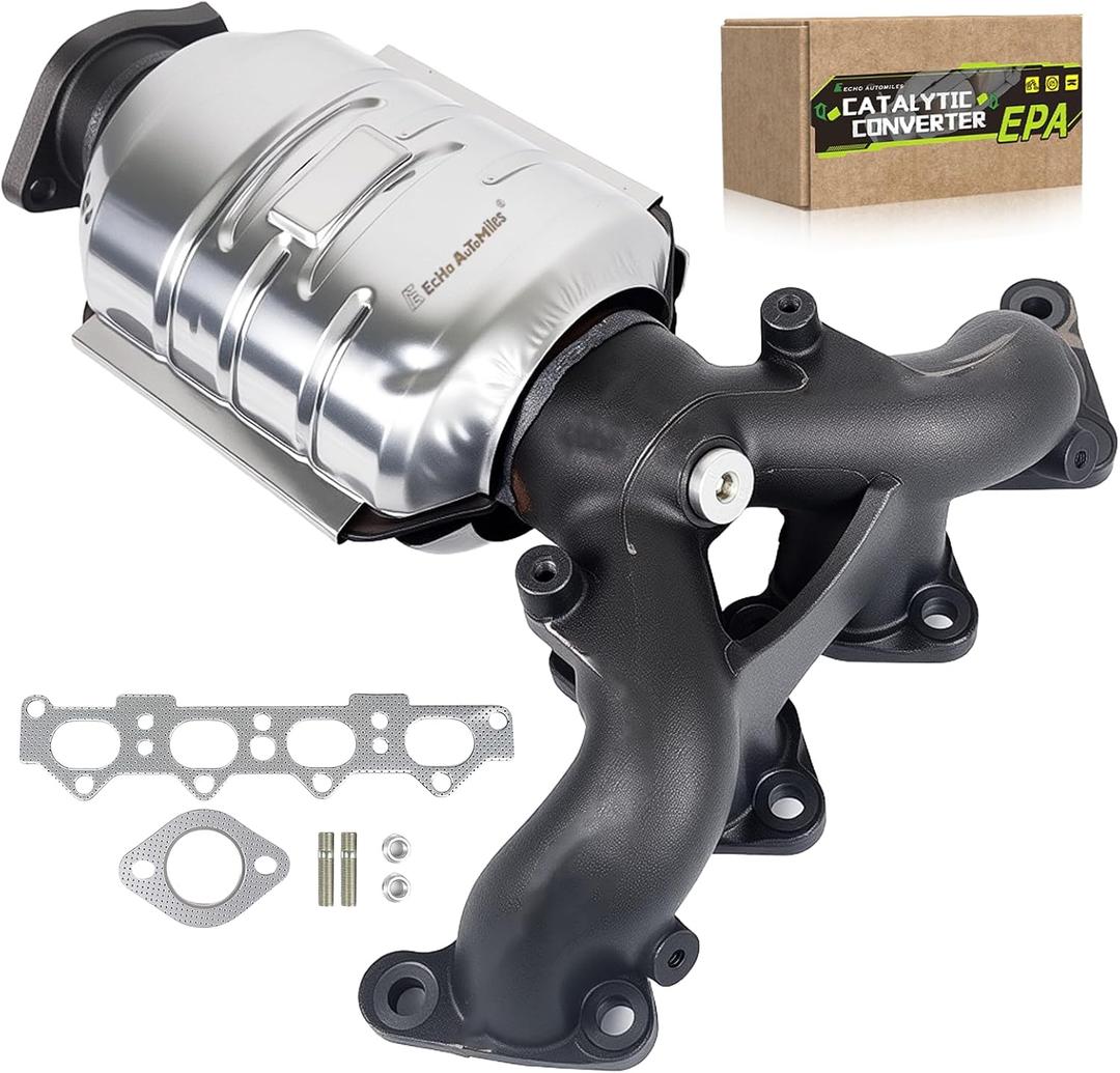 Catalytic Converter Compatible with Hyundai Elantra 2004-2012 2.0L, Tiburon 2007-2008, Kia Soul 2010-2011, Spectra 2004-2009 2.0L (EPA Compliant)
