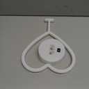 Bhclight Warm White Heart Neon Sign, Valentines Day Neon Light Battery Operated or USB Powered Valentines Warm White Heart Lights, Table Lamps for Galentines Day Decorations, Gifts for Women, lover