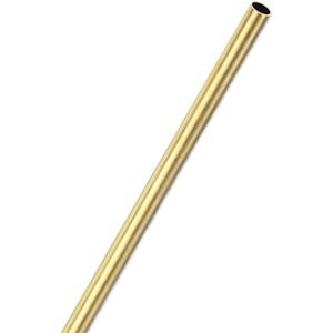300mm Brass Round Tube, 6mm OD 0.2mm Wall Thickness H65 Brass Seamless Tubing for Construction/Machining/DIY Crafting, Metal Straight Pipe [0.24x0.008x11.8IN]