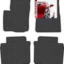Floor Mats for Toyota Tacoma 2015-2023 - Custom 3D Fit Rubber Mats for Toyota Tacoma 3rd Generation - 1st & 2nd Row - Anti-Slip Backing - Heavy Duty TPR Mats - Set of 4 All Weather Car Liner Floormats