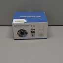 Hiseeu 3MP Security Camera Outdoor, WiFi Camera, Auto Tracking&Light Alarm Floodlight & Color Night Vision, Two-Way Audio, Plug-in Cable, Compatible Wireless System