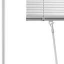 Plastic Blind Wands Hanger Retriever Pole with Hook- Adjustable 24-inch High Reach Closet Pole - Aluminium Alloy Extendable Garment Hook Reaching Stick Pole to Easily Reach Clothes