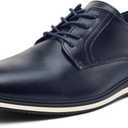 Men's Casual Oxfords Dress Shoes Business Formal Sneakers (Blue, 10)
