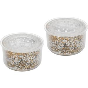 2 Pack Shower Head Filter Replacement Cartridge Compatible with All Canopy Handheld & Fixed Filtered Shower Head