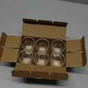 Square Shot Glasses Heavy Base 2oz (Set of 6) Modern Shot Glas Mini Snifters Glasses - Perfect for Parties, Bars, Events, Home Bar