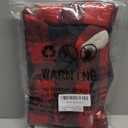 Malier Dog Winter Coat, Classic Plaid Fleece Dog Cold Weather Coats Pet Jacket with Pocket, Windprood Warm Coat Vest Pet Clothes Apparel for Small Medium Large Dogs (Red, Large)