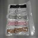 Easuny 5 Pack Stretchy Bands Compatible with Apple Watch 38mm 40mm 41mm 42mm 44mm 45mm 46mm Women, Elastic Fabric Nylon Strap Wristband for iWatch SE 3 2 1 Series 11 10 9 8 7 6 5 4 3 Boho Solo Loop (B6:Light Green/Pink/White/Black/Dark Pink)