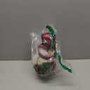 Christmas Lighted Snowman, 12" With Wreath Table Decorations, Red Black Plaid Xmas Decor for Home Kitchen Holiday Party